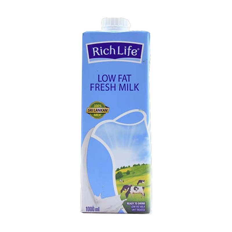 Rich Life Low Fat Milk - 1l